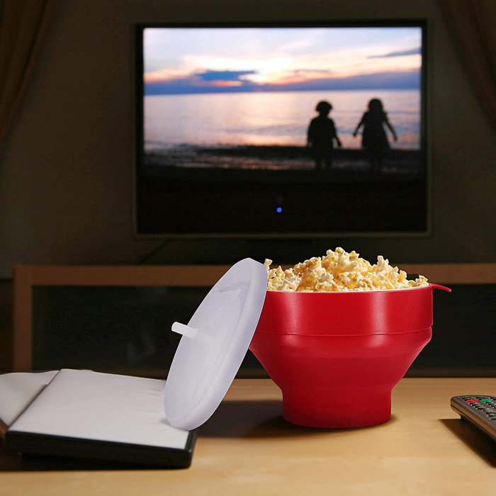 Hoople Silicone Collapsible Microwave Popcorn Popper & Reviews Wayfair